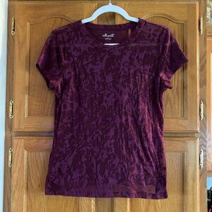 2 piece purple t-shirt